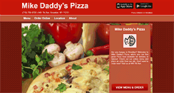 Desktop Screenshot of mikedaddyspizza.com